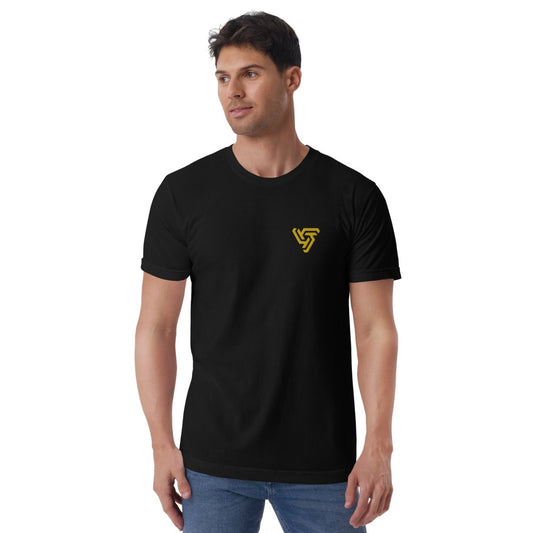 Just Wright Tactical JWT Gold Logo Embroidered American Made T-Shirt - Alpha Mike Edition | Just Wright Tactical - 1 - Just Wright Tactical