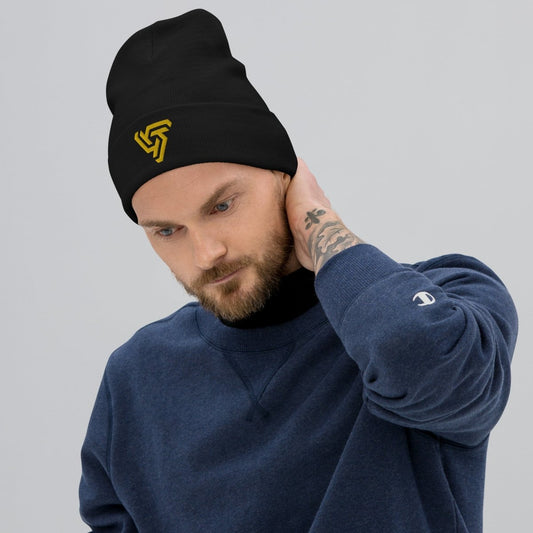 Just Wright Tactical JWT Gold Logo Embroidered Beanie | Just Wright Tactical - 1 - Just Wright Tactical