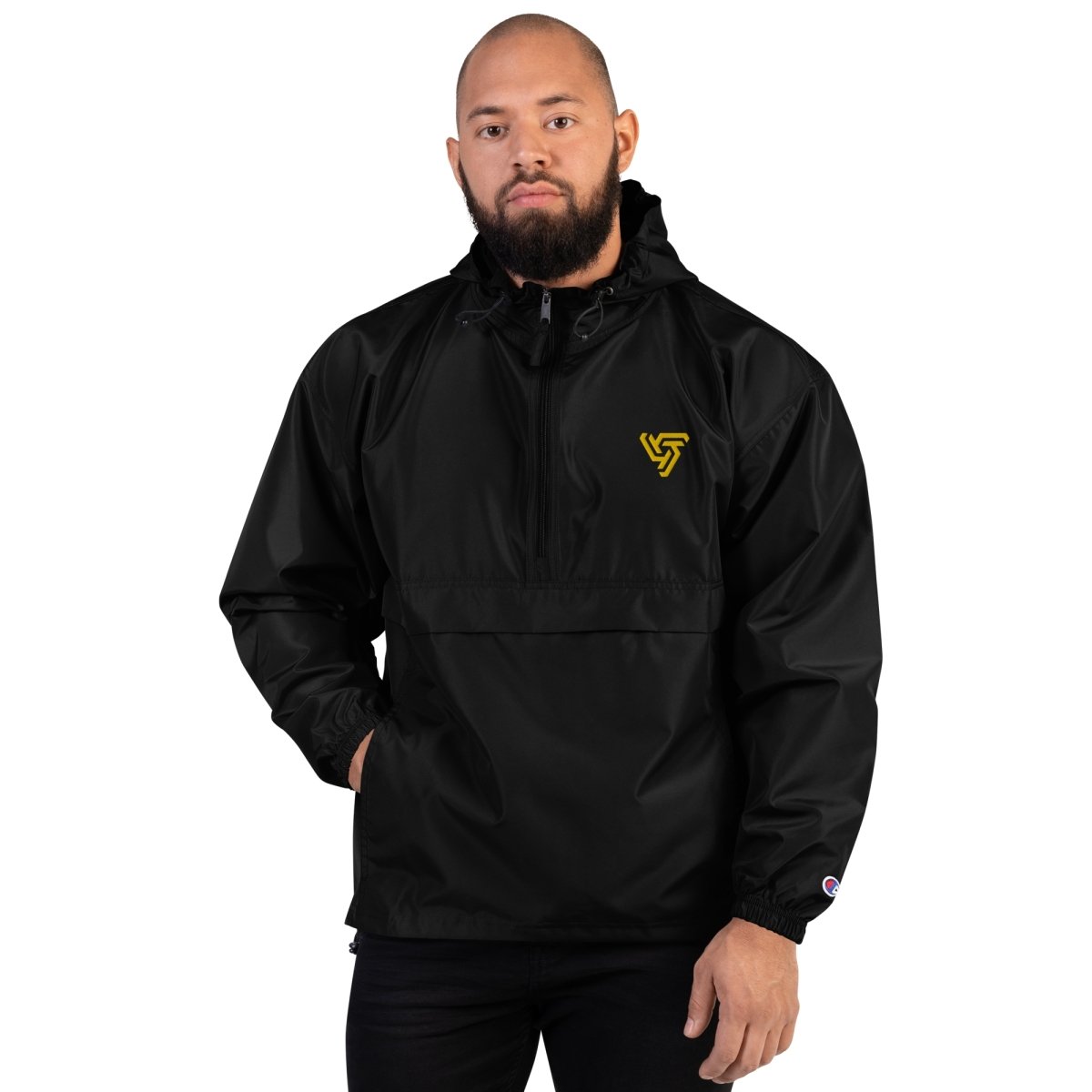 Just Wright Tactical JWT Gold Logo Embroidered Champion Packable Jacket - Tango Charlie Edition | Just Wright Tactical - 5 - Just Wright Tactical